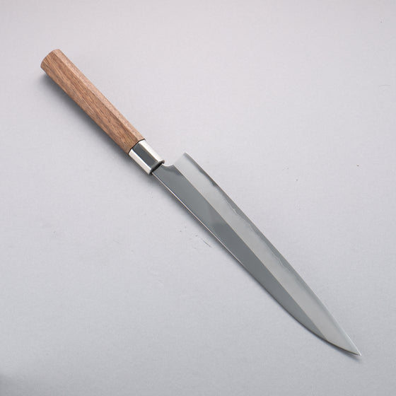 Kurotori Silver Steel No.3 Migaki Finished Sujihiki  240mm Walnut Handle - Japanny - Best Japanese Knife