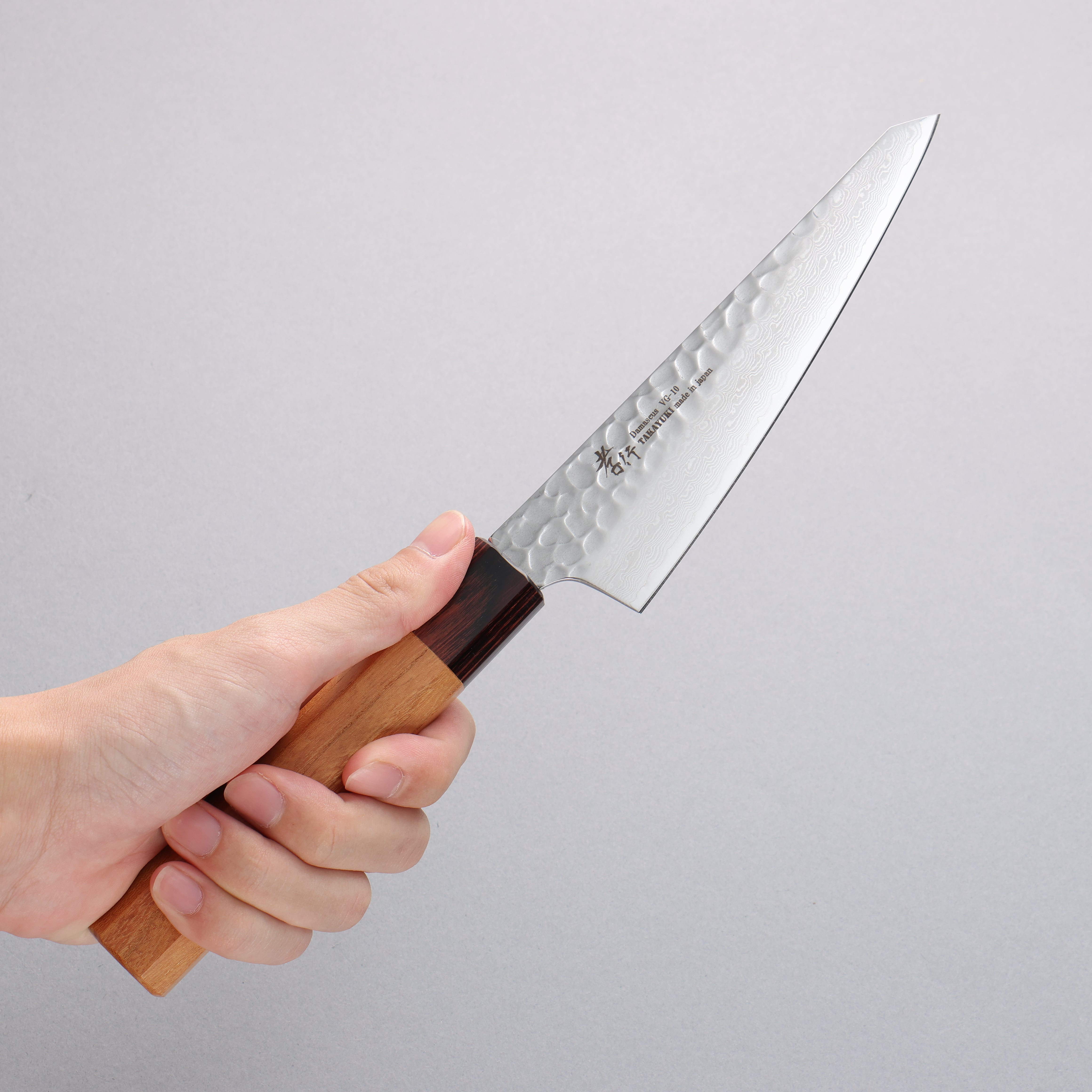 Sakai Takayuki VG10 33 Layer Damascus Sabaki 150mm Keyaki (Japanese Elm) Handle - Japanny - Best Japanese Knife