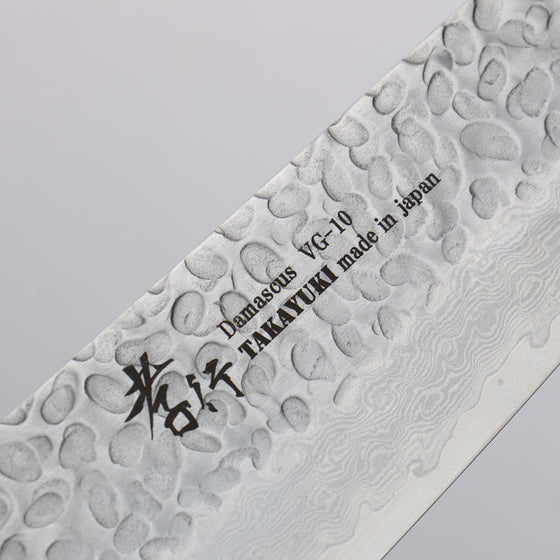 Sakai Takayuki VG10 33 Layer Damascus Santoku  180mm Desert Ironwood(Sugihara model) Handle