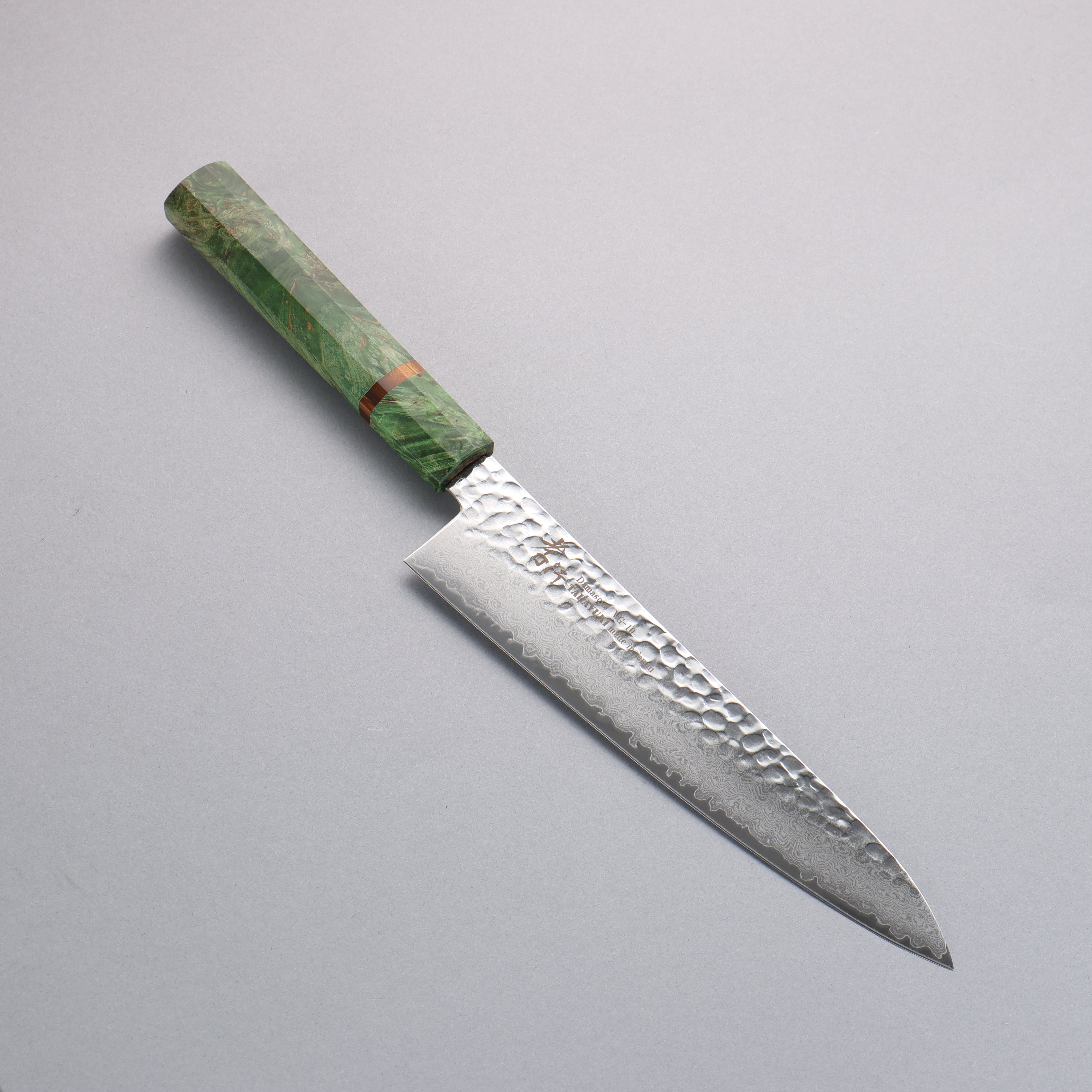 Sakai Takayuki VG10 33 Layer Damascus Gyuto 210mm Stabilized wood Handle - Japanny - Best Japanese Knife