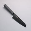 Sakai Takayuki Kurokage VG10 Hammered Teflon Coating Kiritsuke Santoku 160mm Black Lacquered Handle - Japanny - Best Japanese Knife