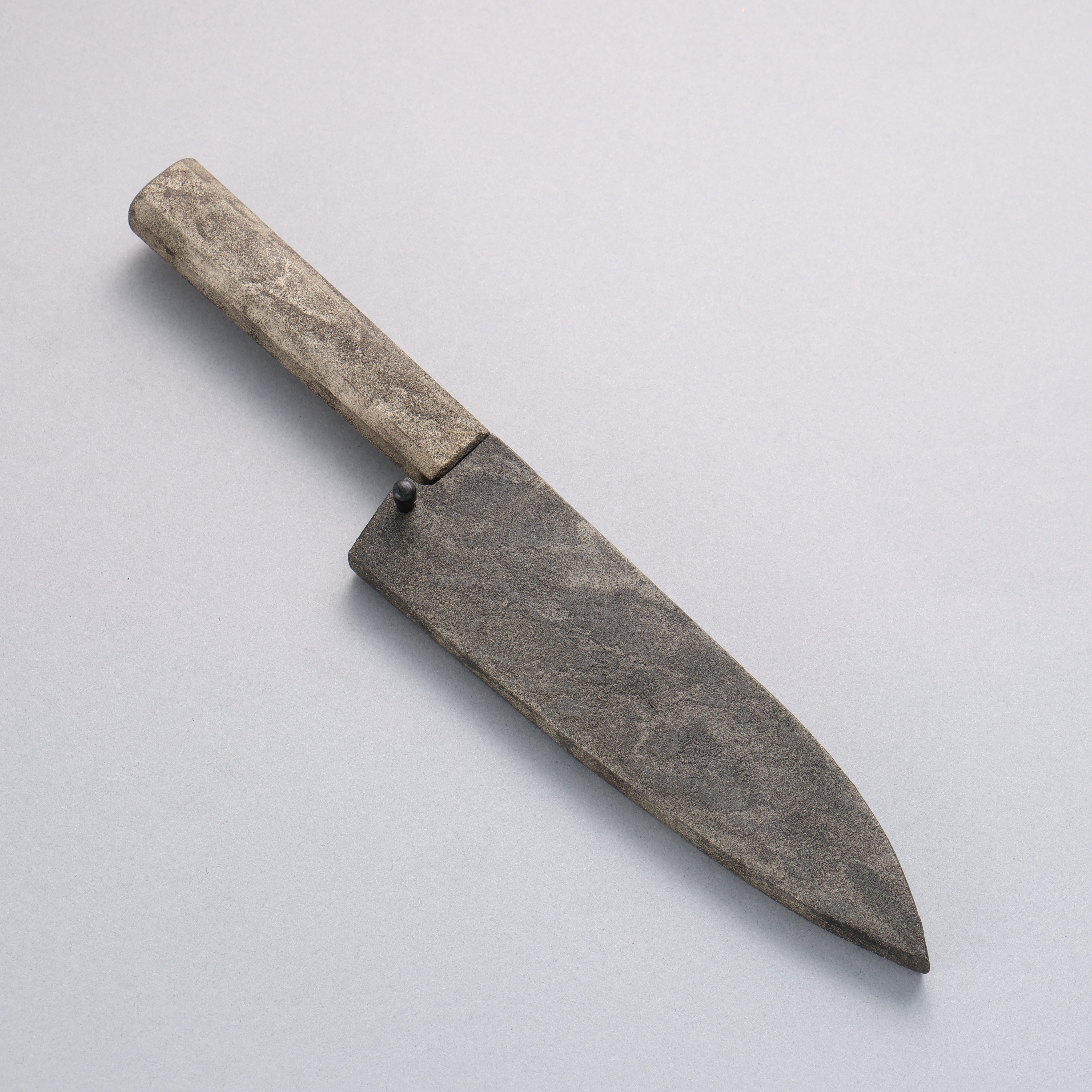 Yu Kurosaki x Wallace Wong SG2 Small Santoku 150mm & Bunka 170mm Set Ginryu Ishime Lacquered Oak Handle with Sheath