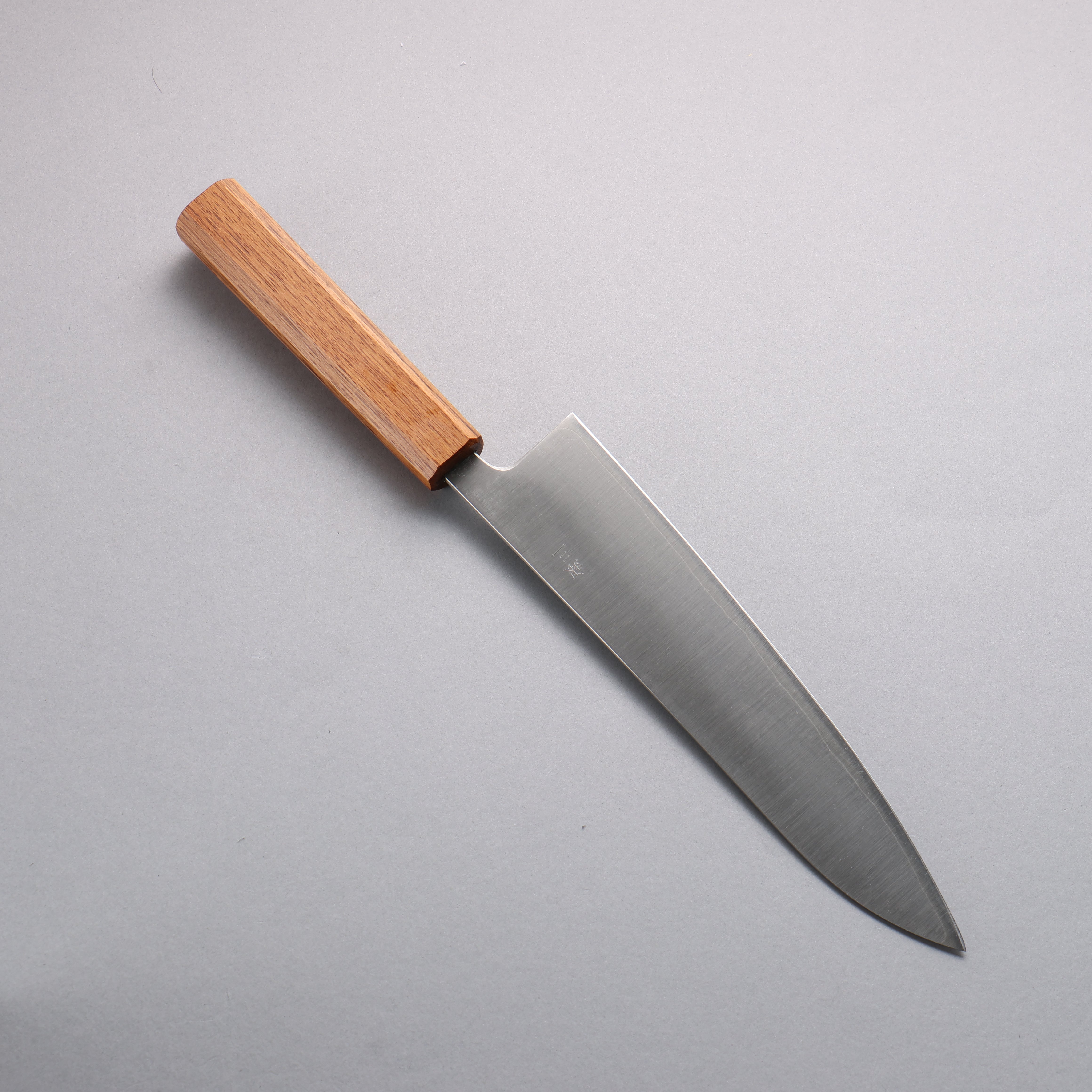Seisuke Silver Steel No.3 Migaki Polish Finish Gyuto 210mm White Oak Handle - Japanny - Best Japanese Knife