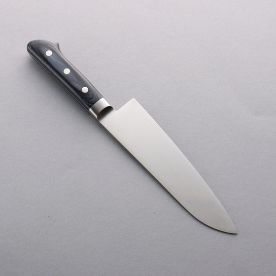 Seisuke Seiten Molybdenum Santoku 180mm Navy blue Pakka wood Handle - Japanny - Best Japanese Knife