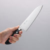 Seisuke Seiten Molybdenum Santoku 180mm Navy blue Pakka wood Handle - Japanny - Best Japanese Knife