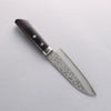 Seisuke VG10 Damascus Small Santoku 135mm Black Pakka wood Handle - Japanny - Best Japanese Knife