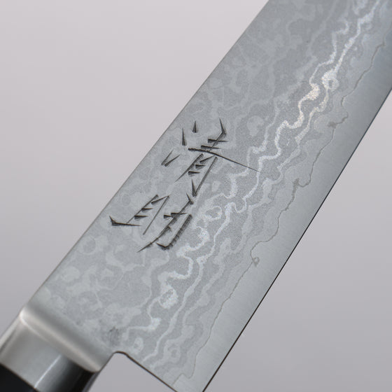 Seisuke VG10 Damascus Petty-Utility 150mm Black Pakka wood Handle - Japanny - Best Japanese Knife