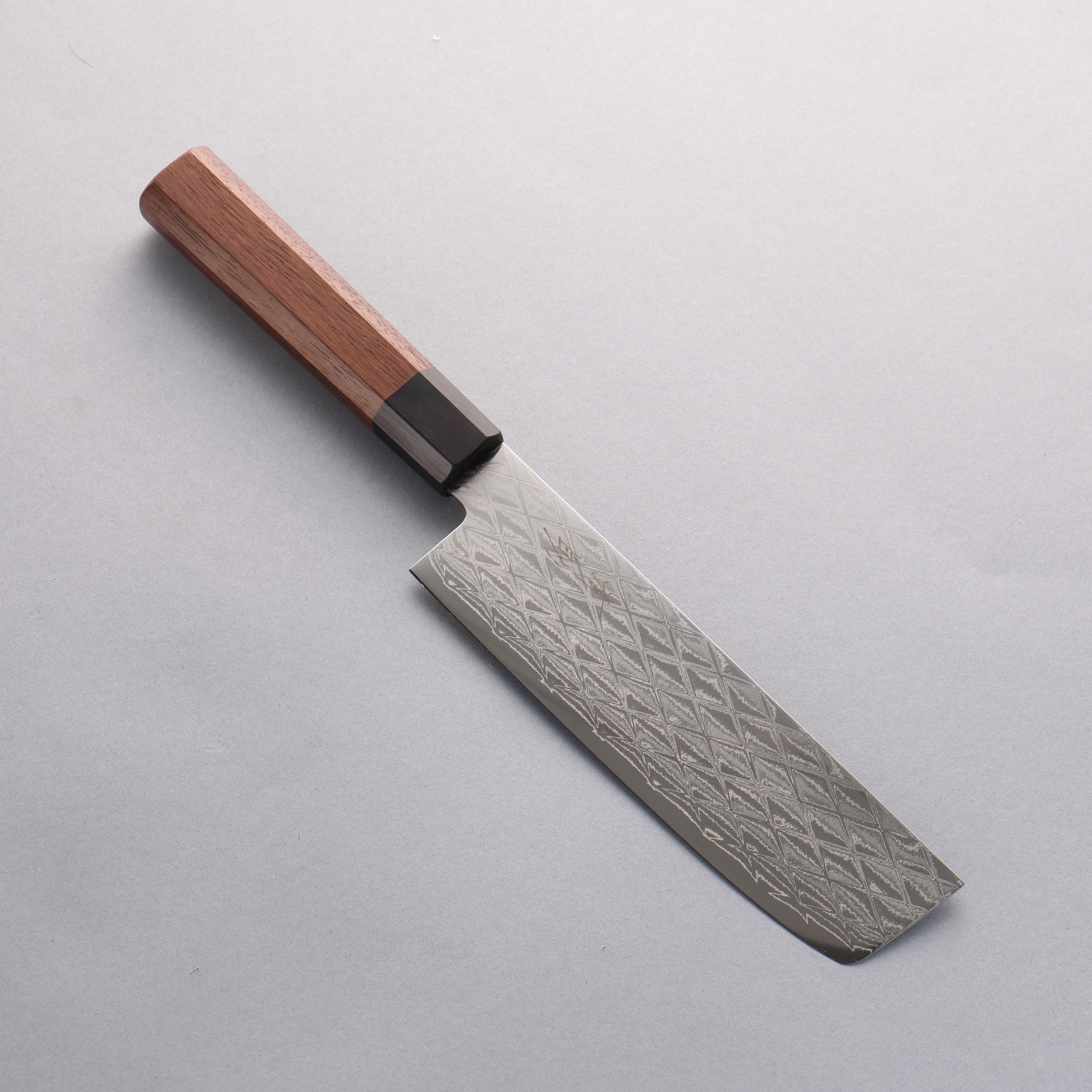 Seisuke AUS10 Mirror Crossed Usuba 160mm Shitan (ferrule: Black Pakka wood) Handle - Japanny - Best Japanese Knife