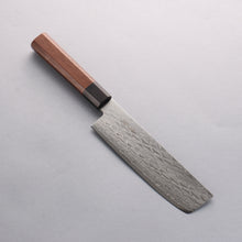  Seisuke AUS10 Mirror Crossed Usuba 160mm Shitan (ferrule: Black Pakka wood) Handle - Japanny - Best Japanese Knife