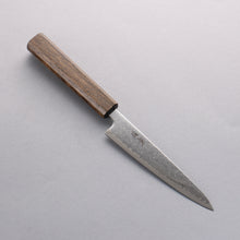  Seisuke VG10 Mirrored Finish Damascus Petty-Utility 135mm Oak Handle - Japanny - Best Japanese Knife