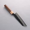 Seisuke Blue Super Black Nashiji Bunka 170mm Rosewood (Ferrule: White Pakka Wood) Handle - Japanny - Best Japanese Knife