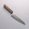 Seisuke VG10 Mirrored Finish Damascus Gyuto 180mm Oak Handle - Japanny - Best Japanese Knife