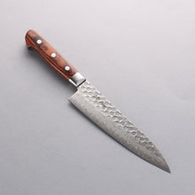  Seisuke VG10 17 Layer Damascus Gyuto 180mm Mahogany Handle - Japanny - Best Japanese Knife