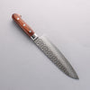 Seisuke VG10 17 Layer Damascus Santoku 180mm Mahogany Handle - Japanny - Best Japanese Knife