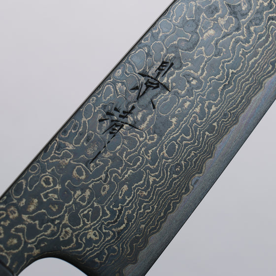 Kagekiyo ZA-18 Damascus black dye Gyuto 210mm Walnut Handle - Japanny - Best Japanese Knife