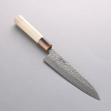  Seisuke Kumo White Steel No.1 Hammered Gyuto 180mm Magnolia Handle - Japanny - Best Japanese Knife