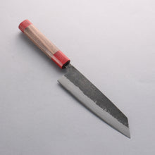  Seisuke Kurumi Blue Steel Kurouchi Bunka 180mm Walnut(With Double Red Pakka wood) Handle - Japanny - Best Japanese Knife