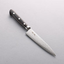  Seisuke VG10 8 Layer Damascus Migaki Finished Petty-Utility 135mm Black Pakka wood Handle - Japanny - Best Japanese Knife