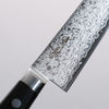 Seisuke VG10 8 Layer Damascus Migaki Finished Petty-Utility 135mm Black Pakka wood Handle - Japanny - Best Japanese Knife