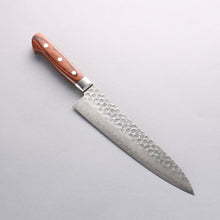  Seisuke VG10 17 Layer Damascus Gyuto 210mm Mahogany Handle - Japanny - Best Japanese Knife