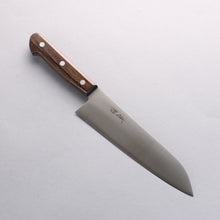  Seisuke SLD Migaki Polish Finish Santoku 180mm Brown Pakka wood Handle - Japanny - Best Japanese Knife