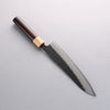 Seisuke Shitan Blue Super Hammered Kurouchi Gyuto 210mm Shitan Handle - Japanny - Best Japanese Knife