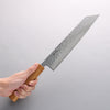 Seisuke Tsukikage AUS10 Migaki Finished Hammered Damascus Kiritsuke 240mm Oak Handle - Japanny - Best Japanese Knife