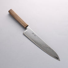  Seisuke VG10 Mirrored Finish Damascus Gyuto 240mm Oak Handle - Japanny - Best Japanese Knife