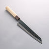 Seisuke Blue Super Black Finished Kiritsuke Gyuto 240mm Magnolia (Ferrule: Ebony) Handle - Japanny - Best Japanese Knife