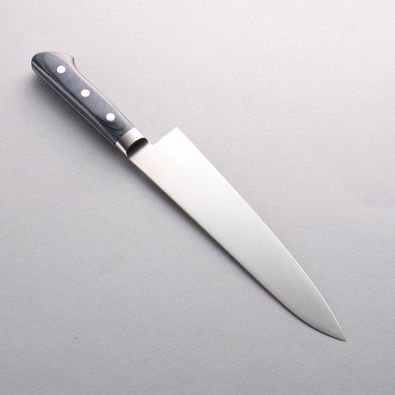 Seisuke Seiten Molybdenum Gyuto 210mm Navy blue Pakka wood Handle - Japanny - Best Japanese Knife