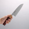 Seisuke Stainless Steel 440C Santoku 165mm Purpleheart (Ferrule: Oak) Handle - Japanny - Best Japanese Knife