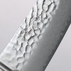 Seisuke VG10 33 Layer Hammered Damascus Santoku 170mm Mahogany Handle - Japanny - Best Japanese Knife