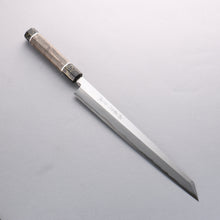  Sakai Takayuki Byakko White Steel No.1 Kiritsuke Yanagiba 300mm Stabilized wood Handle with Sheath - Japanny - Best Japanese Knife