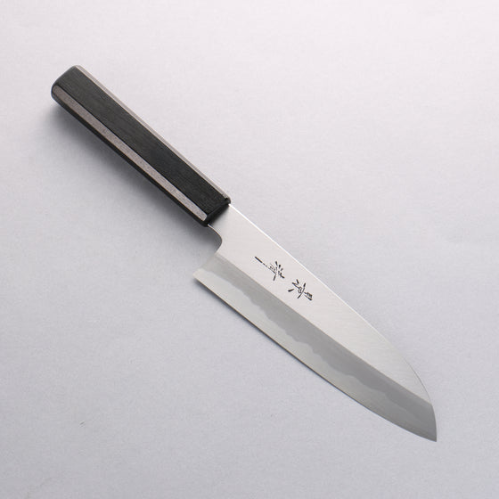 Kagekiyo White Steel Santoku 165mm Lacquered (Magnolia) Handle - Japanny - Best Japanese Knife