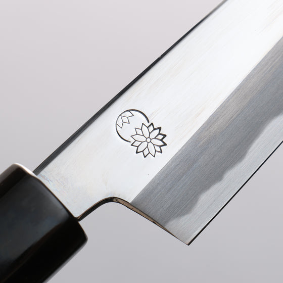 Choyo Blue Steel No.1 Mirrored Finish Kiritsuke Petty-Utility 135mm Magnolia Handle - Japanny - Best Japanese Knife