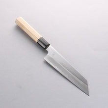  Choyo White Steel Mirrored Finish Kiritsuke Santoku 180mm Magnolia Handle - Japanny - Best Japanese Knife