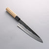 Kikuzuki White Steel No.2 Black Finished Gyuto 240mm Magnolia Handle - Japanny - Best Japanese Knife