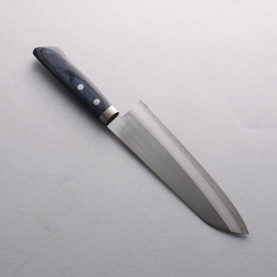 Kunihira VG1 Migaki Finished Gyuto 180mm Navy blue Pakka wood Handle - Japanny - Best Japanese Knife