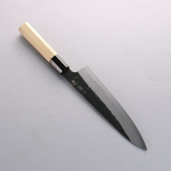 Kikuzuki White Steel No.2 Black Finished Gyuto 210mm Magnolia Handle - Japanny - Best Japanese Knife