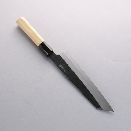 Kikuzuki White Steel No.2 Black Finished Kiritsuke Gyuto 210mm Magnolia Handle - Japanny - Best Japanese Knife