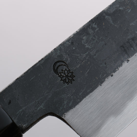 Kikuzuki White Steel No.2 Black Finished Kiritsuke Gyuto 210mm Magnolia Handle - Japanny - Best Japanese Knife