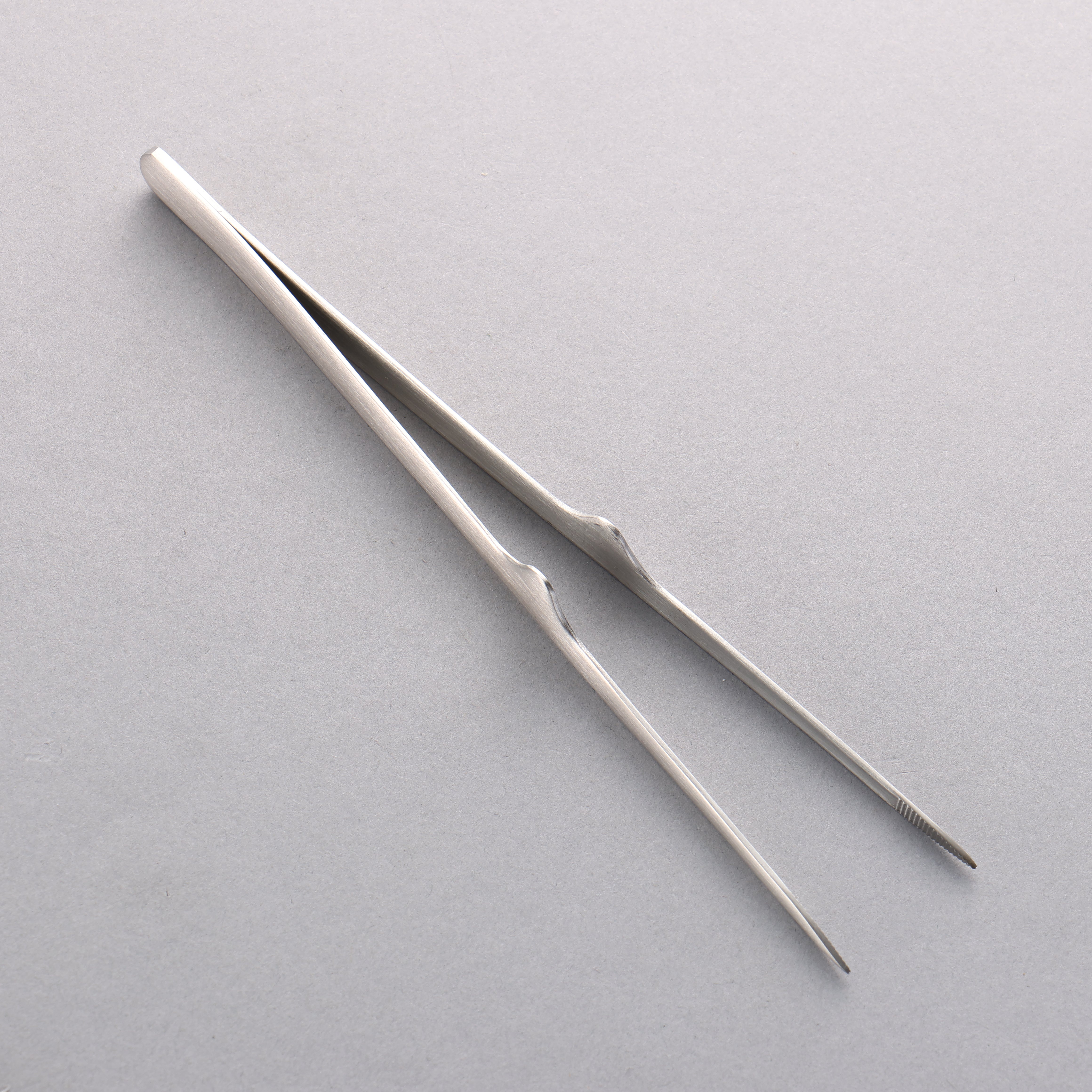 Gestura Silver metal Tongs 200mm - Japanny - Best Japanese Knife