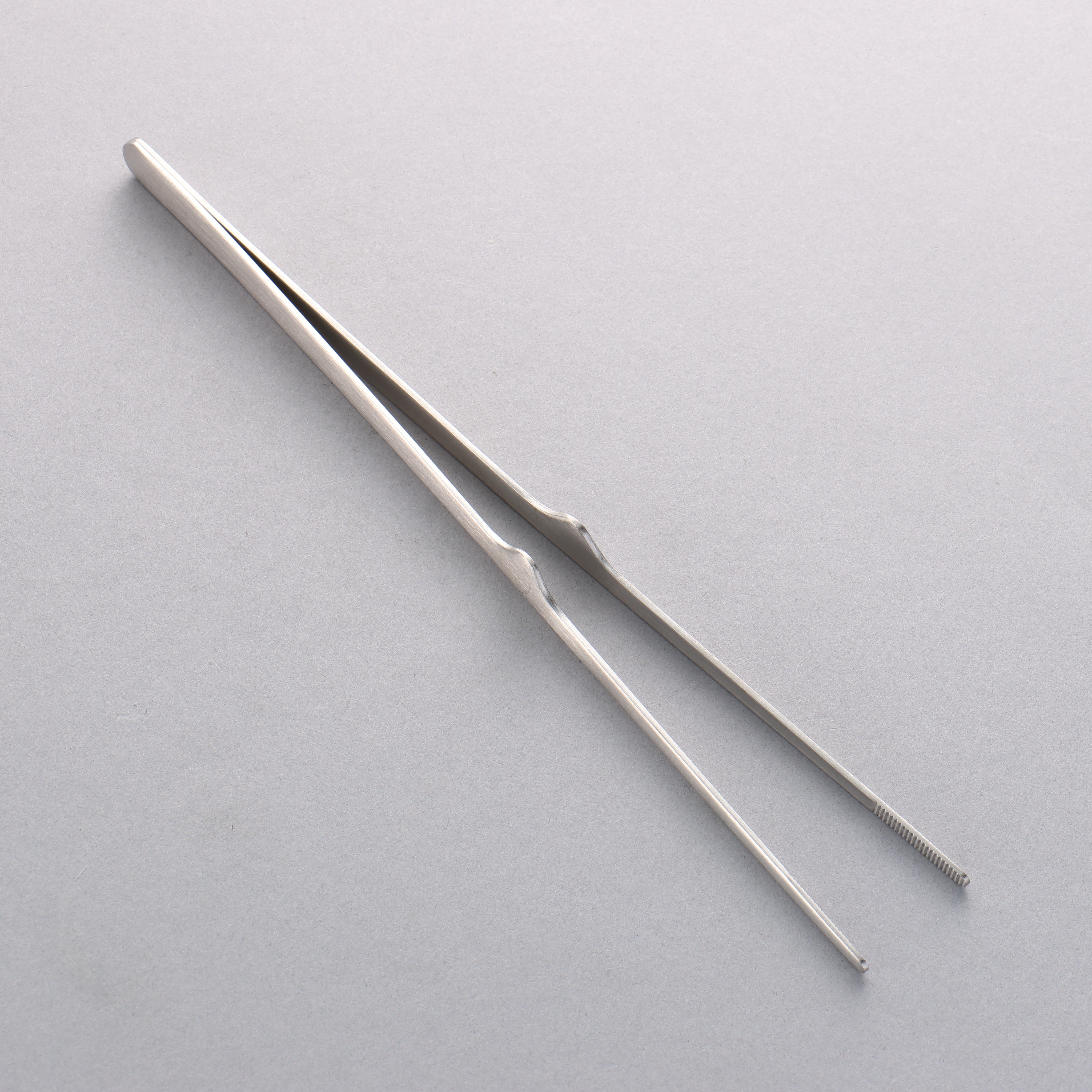 Gestura Silver metal Tongs 250mm - Japanny - Best Japanese Knife