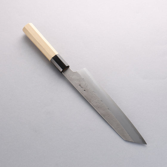 Kikuzuki White Steel No.2 Nashiji Kiritsuke Gyuto 210mm Magnolia Handle - Japanny - Best Japanese Knife