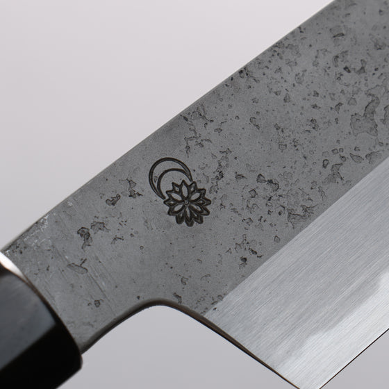 Kikuzuki White Steel No.2 Nashiji Kiritsuke Gyuto 210mm Magnolia Handle - Japanny - Best Japanese Knife