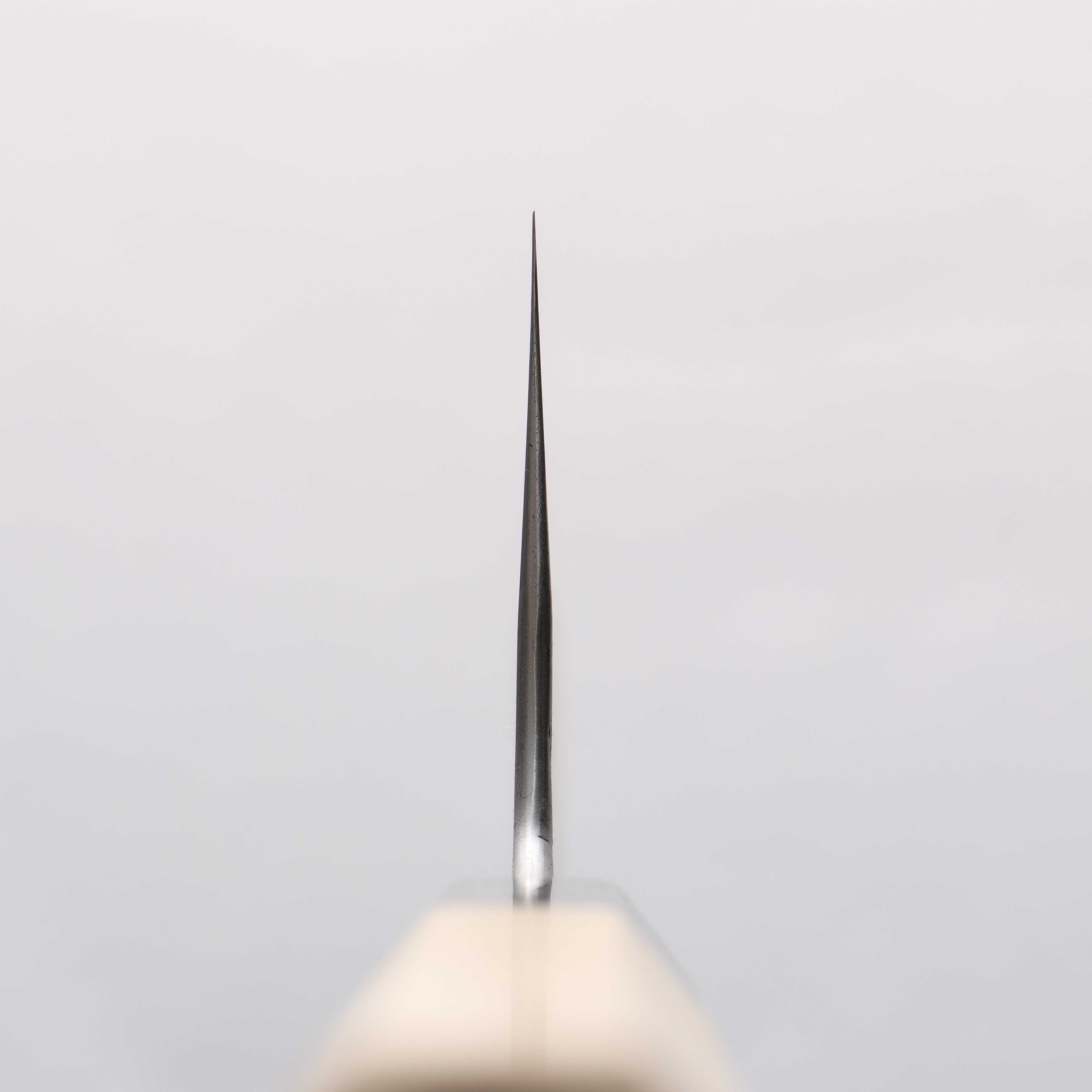 Kikuzuki White Steel No.2 Nashiji Nakiri 180mm Magnolia Handle - Japanny - Best Japanese Knife