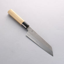  Kikuzuki White Steel No.2 Nashiji Kiritsuke Santoku 180mm Magnolia Handle - Japanny - Best Japanese Knife