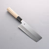 Kikuzuki White Steel No.2 Kasumitogi Nakiri 180mm Magnolia Handle - Japanny - Best Japanese Knife