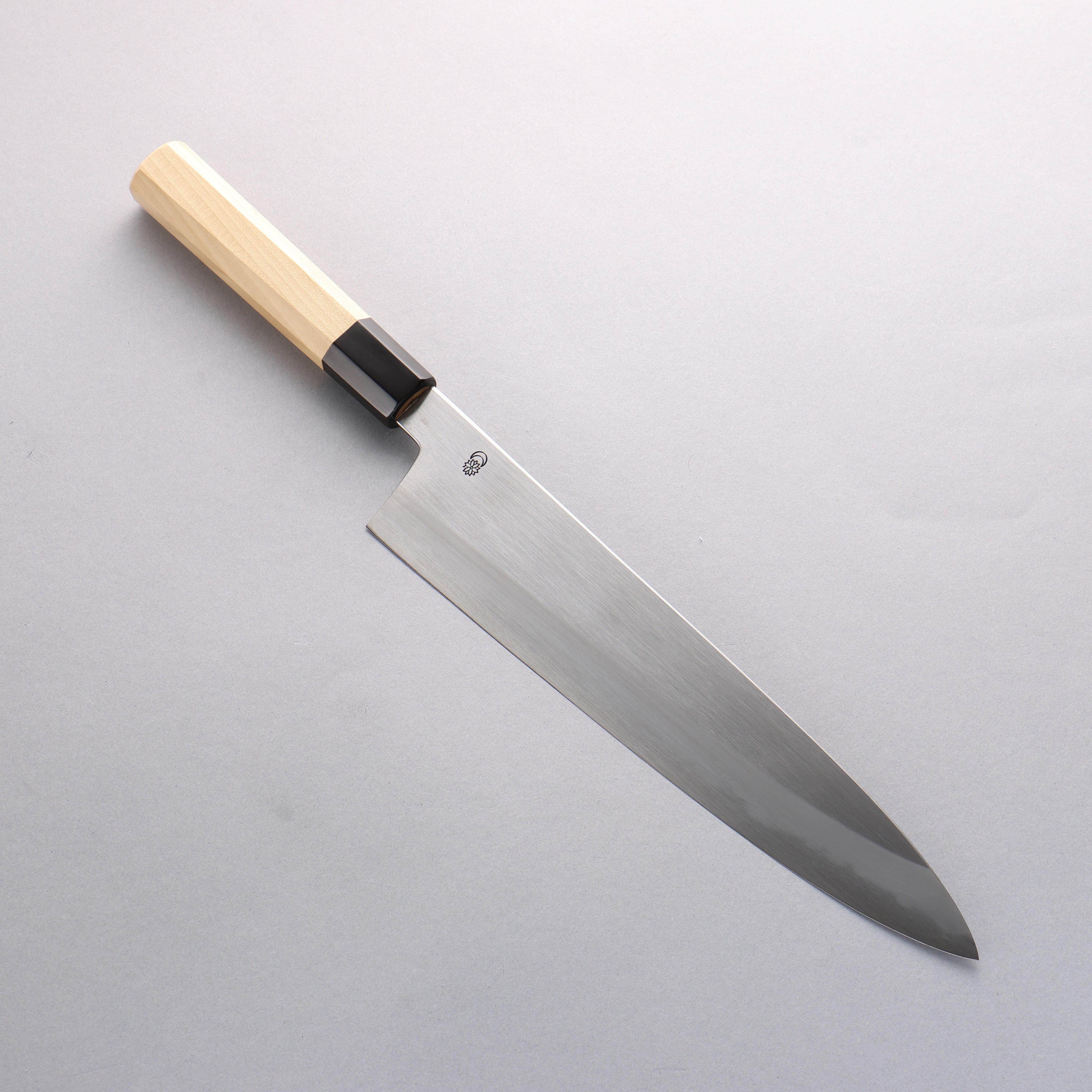 Kikuzuki White Steel No.2 Kasumitogi Gyuto 270mm Magnolia Handle - Japanny - Best Japanese Knife