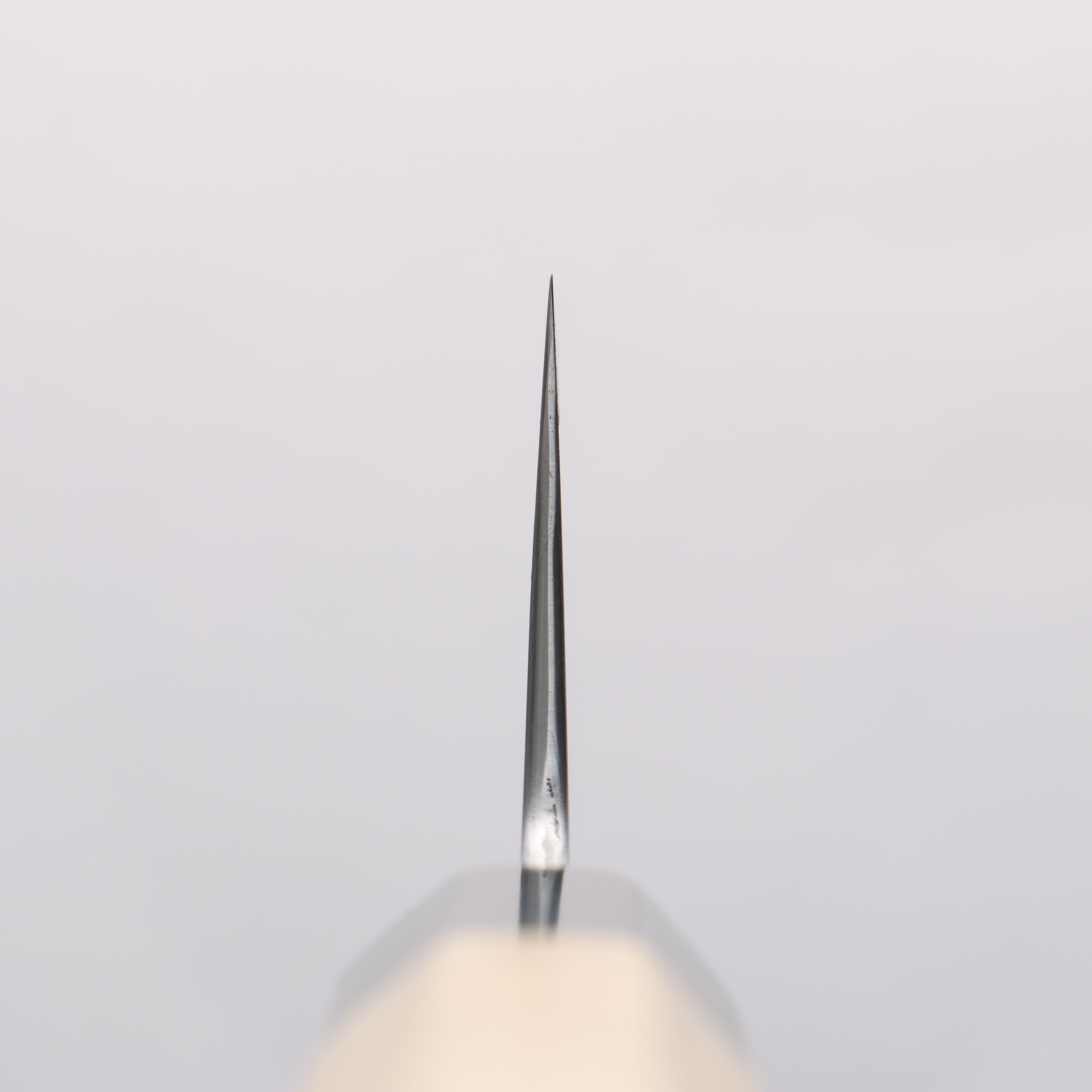 Kikuzuki White Steel No.2 Kasumitogi Santoku 180mm Magnolia Handle - Japanny - Best Japanese Knife